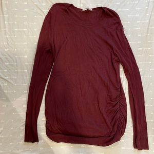 Motherhood maternity maroon sweater